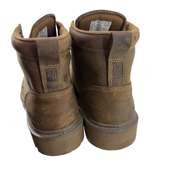 Carolina 6 Inch Work Boot Steel Toe Brown Leathjer Mens 11.5 2E - Picture 8 of 12